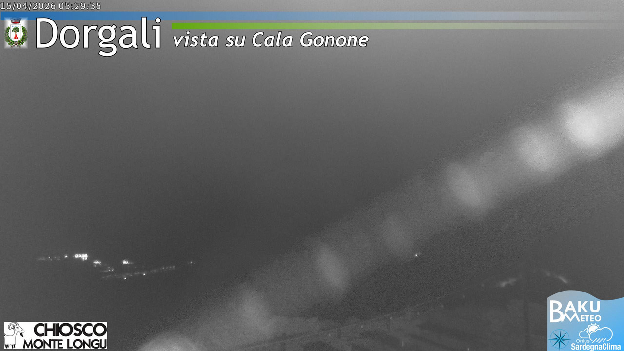 time-lapse frame, Monte Longu webcam