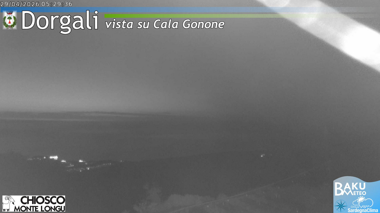 time-lapse frame, Monte Longu webcam