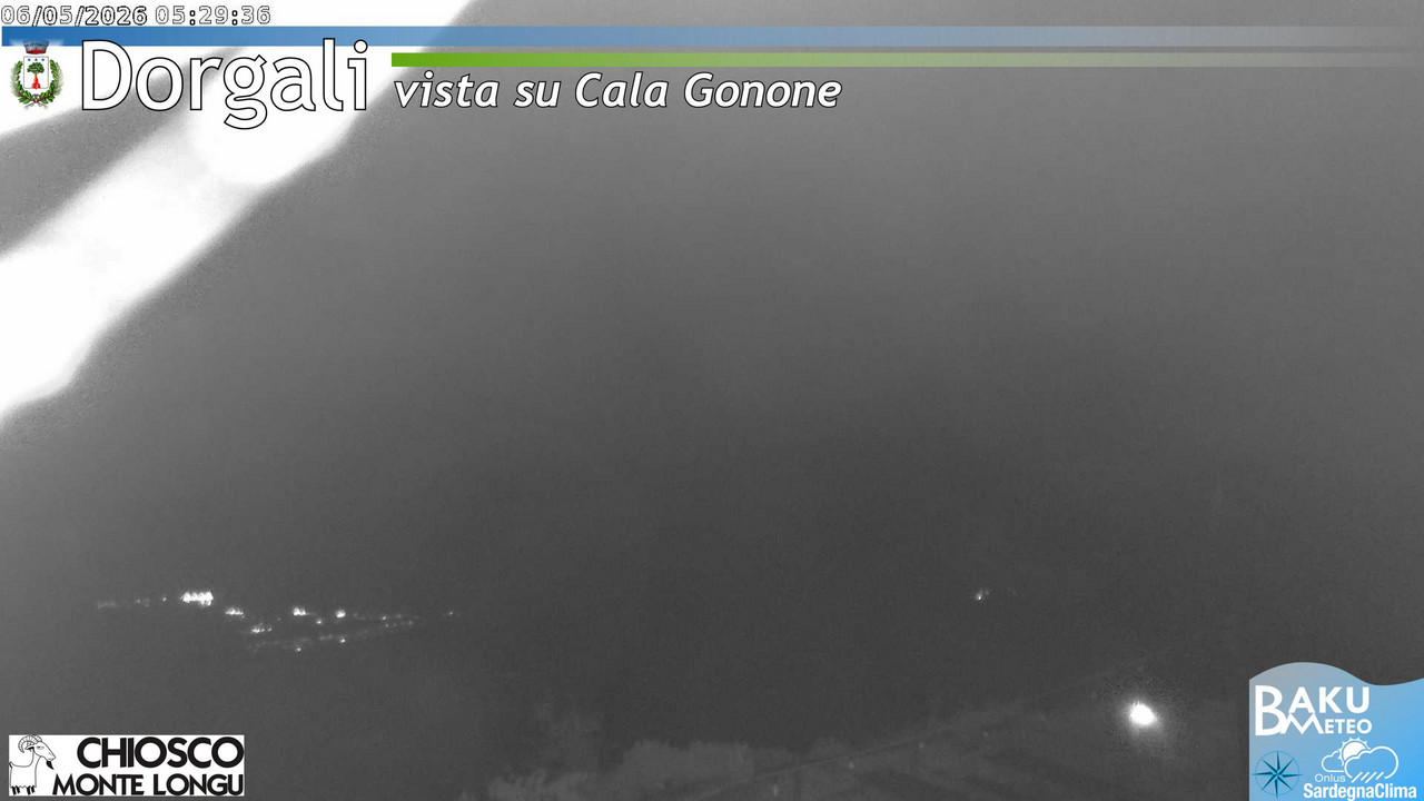time-lapse frame, Monte Longu webcam