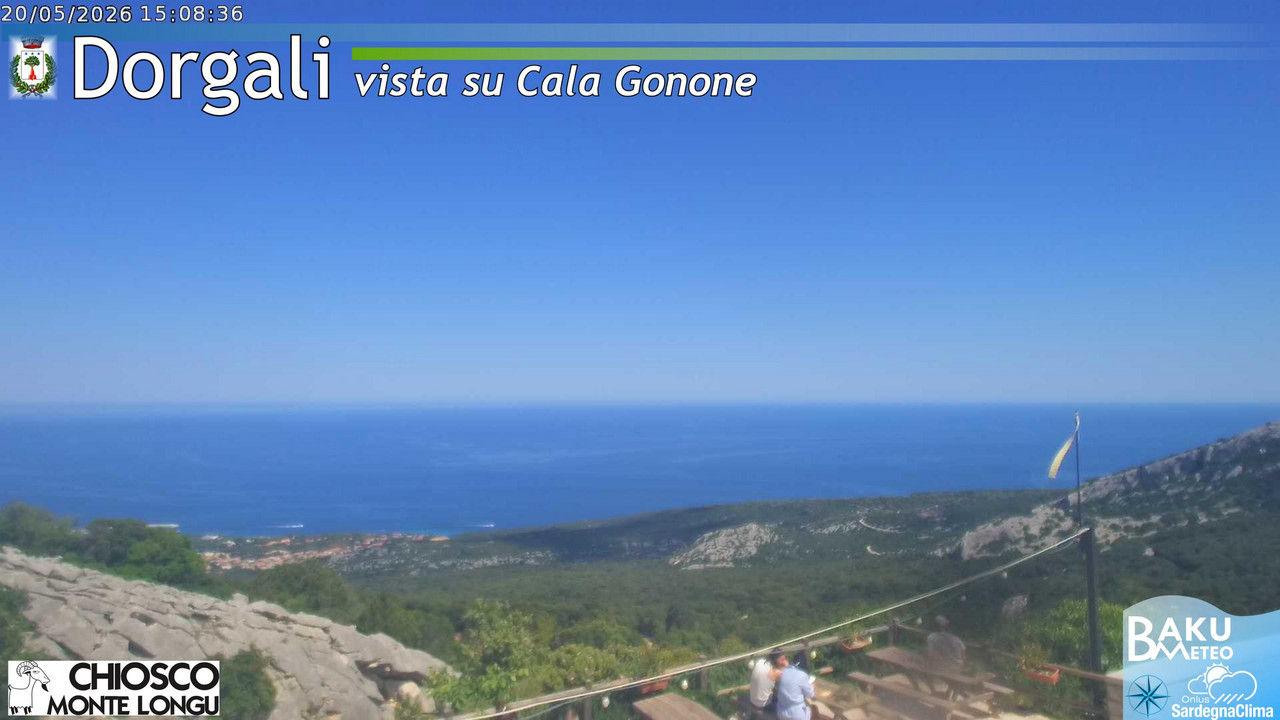 time-lapse frame, Monte Longu webcam
