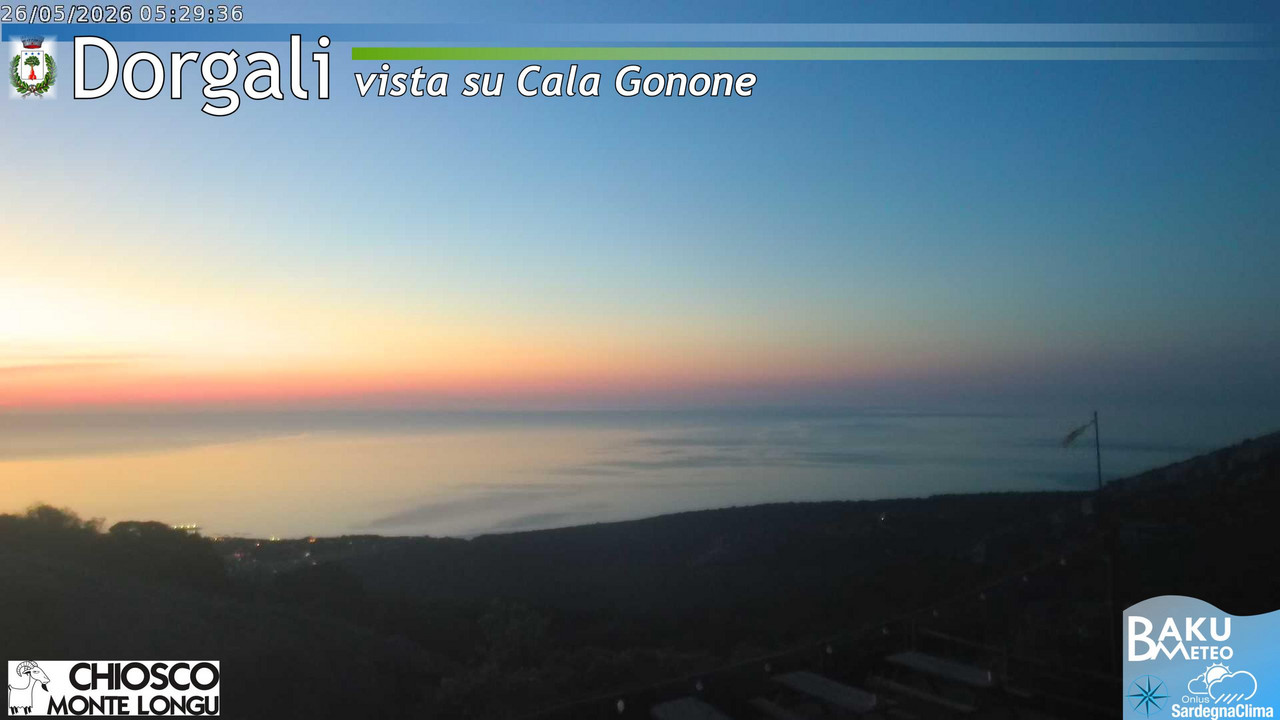 time-lapse frame, Monte Longu webcam