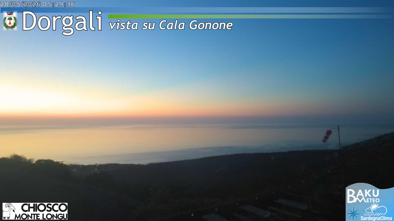 time-lapse frame, Monte Longu webcam