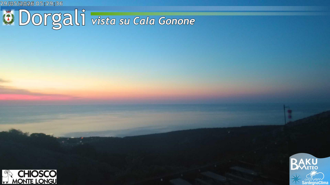 time-lapse frame, Monte Longu webcam