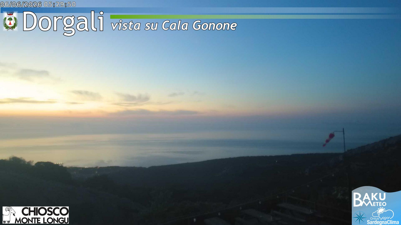 time-lapse frame, Monte Longu webcam