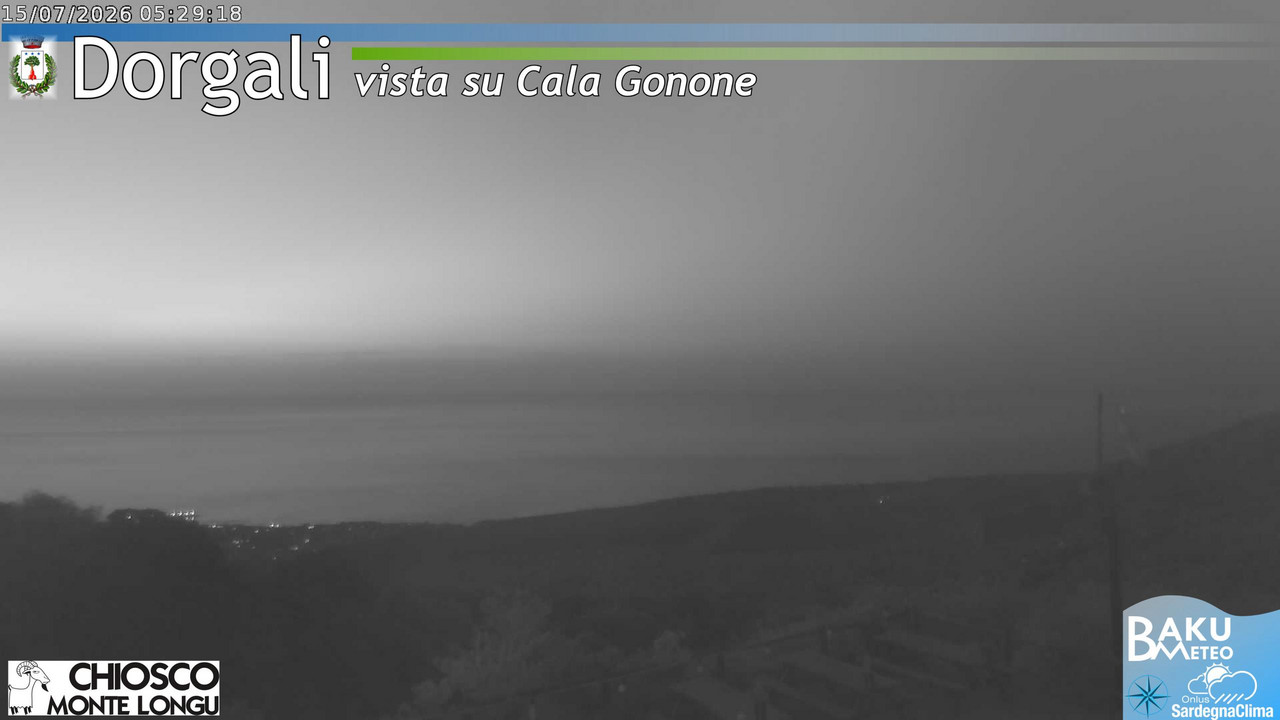 time-lapse frame, Monte Longu webcam