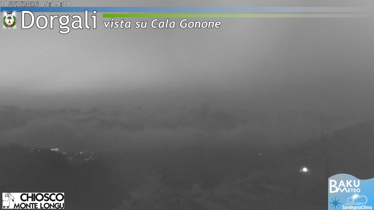 time-lapse frame, Monte Longu webcam