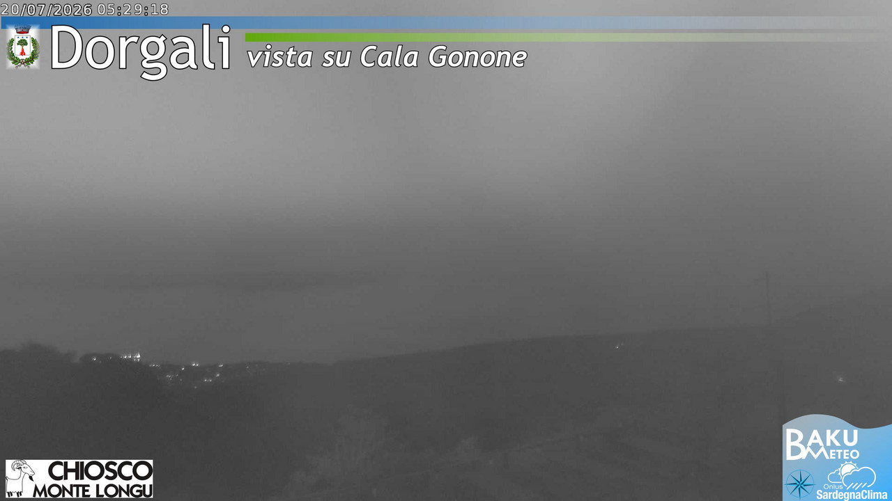 time-lapse frame, Monte Longu webcam