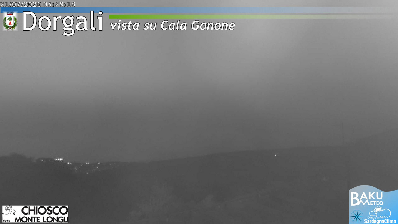 time-lapse frame, Monte Longu webcam