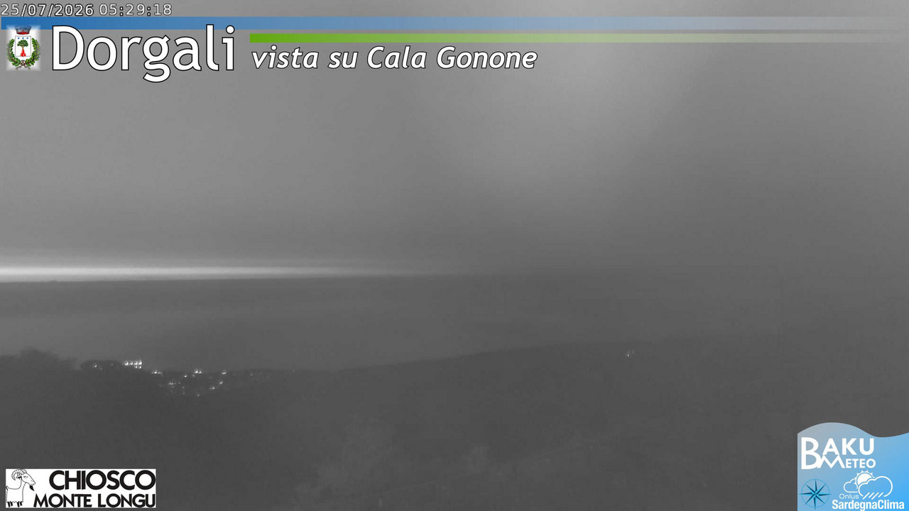 time-lapse frame, Monte Longu webcam