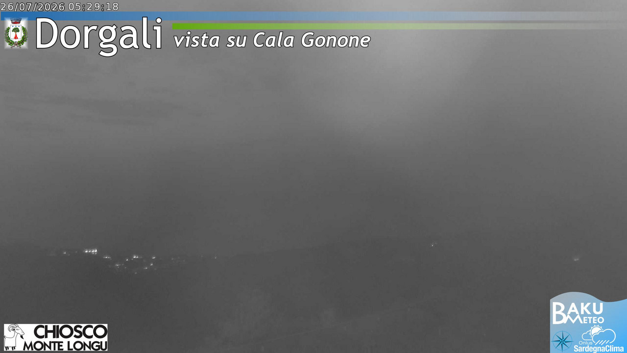 time-lapse frame, Monte Longu webcam