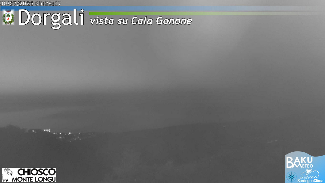 time-lapse frame, Monte Longu webcam