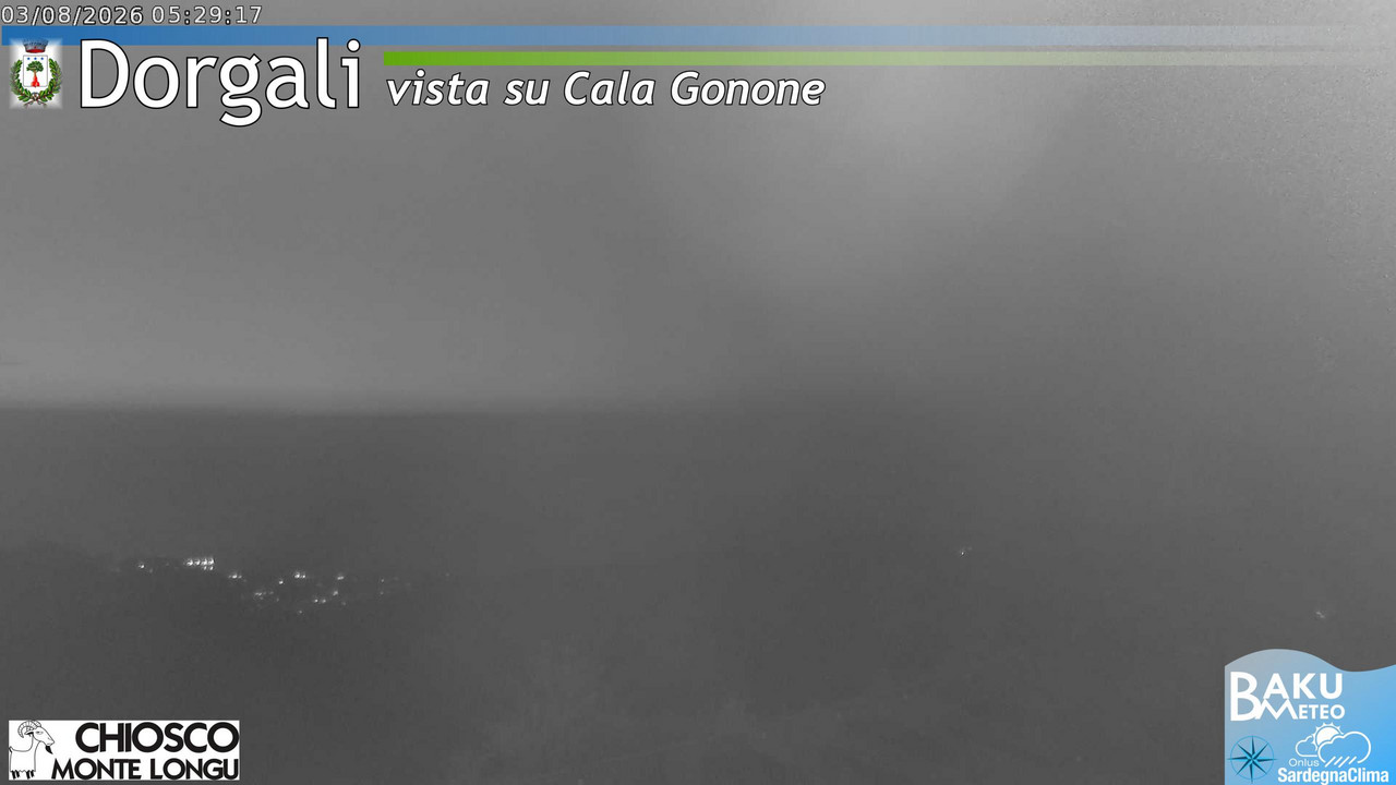 time-lapse frame, Monte Longu webcam