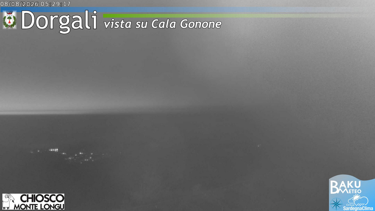 time-lapse frame, Monte Longu webcam