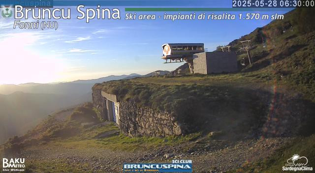time-lapse frame, Bruncu Spina webcam