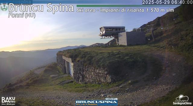 time-lapse frame, Bruncu Spina webcam