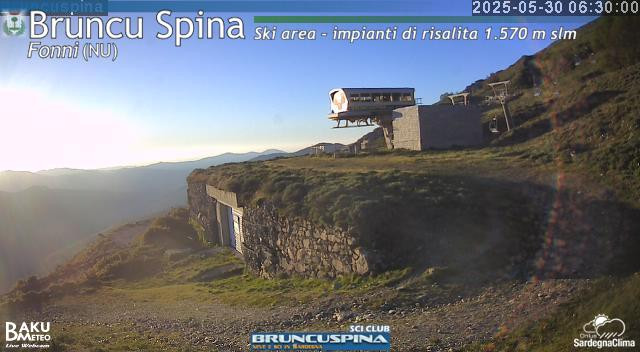 time-lapse frame, Bruncu Spina webcam