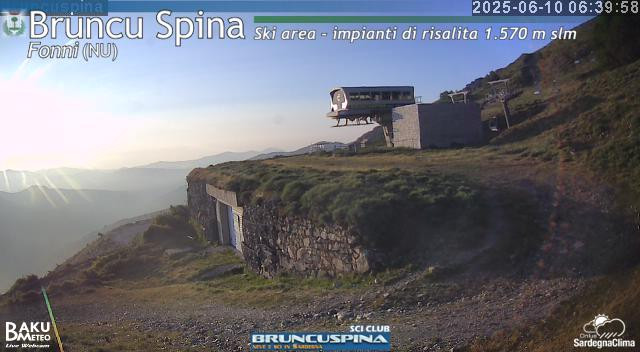 time-lapse frame, Bruncu Spina webcam