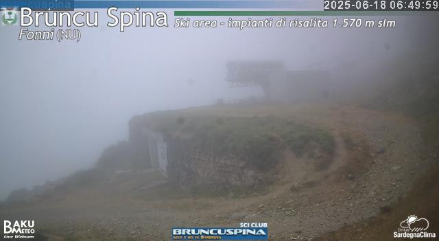 time-lapse frame, Bruncu Spina webcam