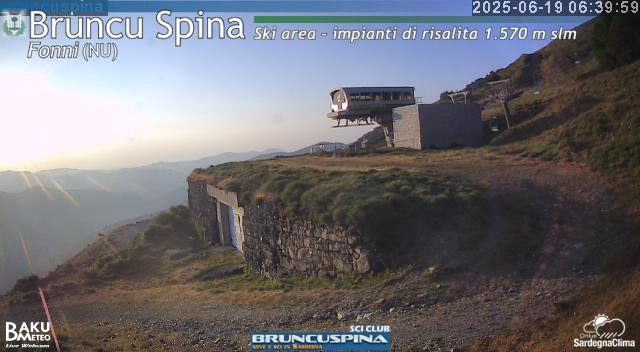 time-lapse frame, Bruncu Spina webcam