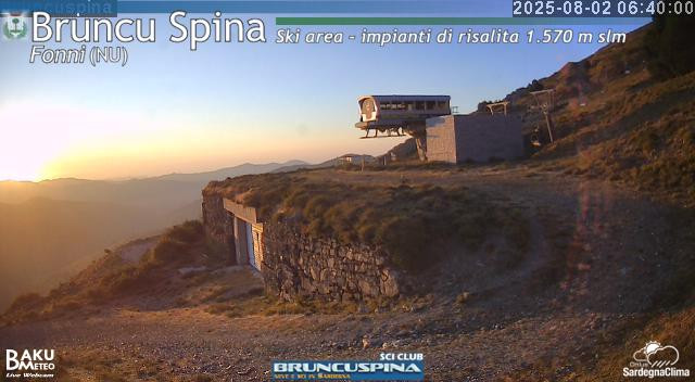 time-lapse frame, Bruncu Spina webcam