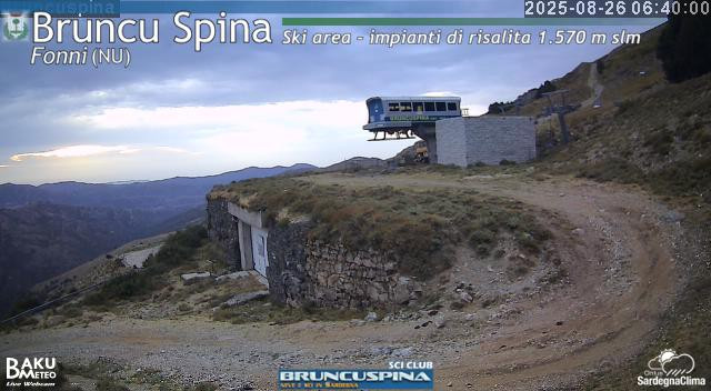 time-lapse frame, Bruncu Spina webcam