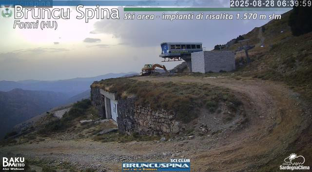 time-lapse frame, Bruncu Spina webcam