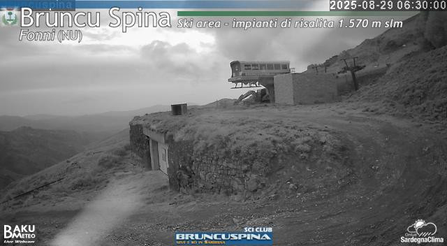 time-lapse frame, Bruncu Spina webcam