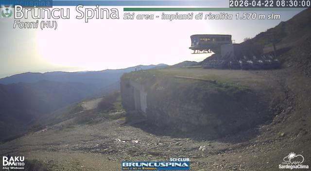 time-lapse frame, Bruncu Spina webcam