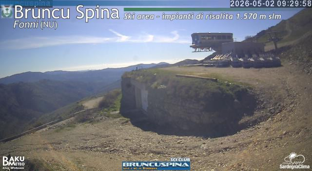 time-lapse frame, Bruncu Spina webcam