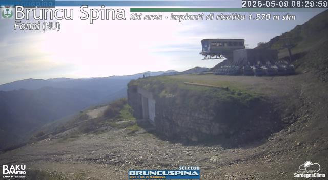 time-lapse frame, Bruncu Spina webcam