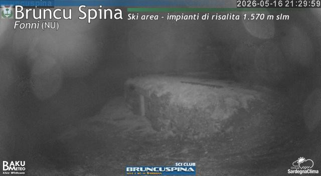 time-lapse frame, Bruncu Spina webcam