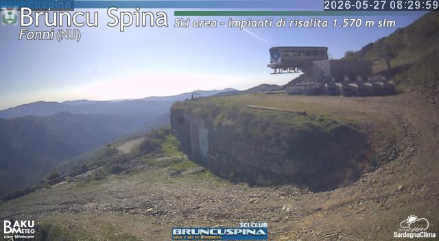 time-lapse frame, Bruncu Spina webcam