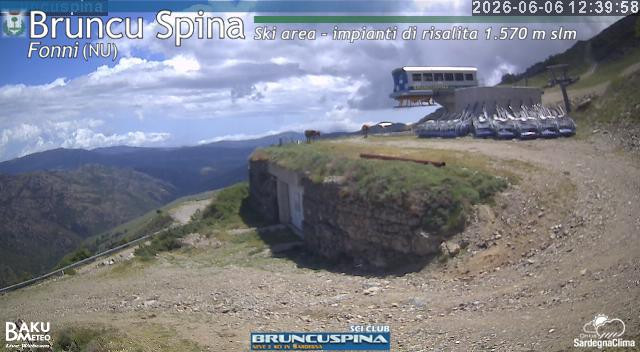 time-lapse frame, Bruncu Spina webcam