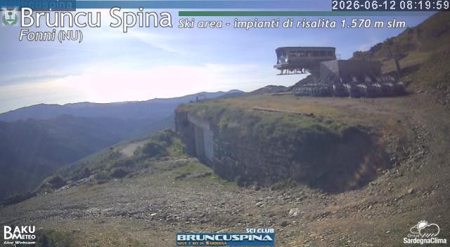 time-lapse frame, Bruncu Spina webcam