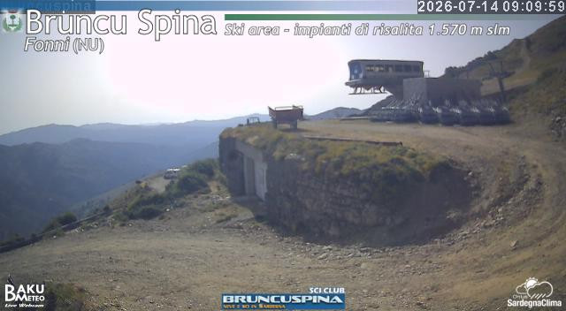 time-lapse frame, Bruncu Spina webcam