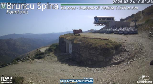 time-lapse frame, Bruncu Spina webcam