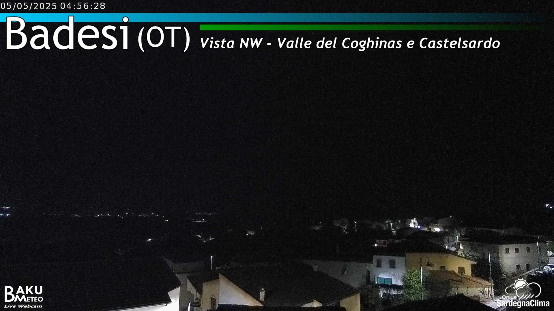 time-lapse frame, Badesi webcam