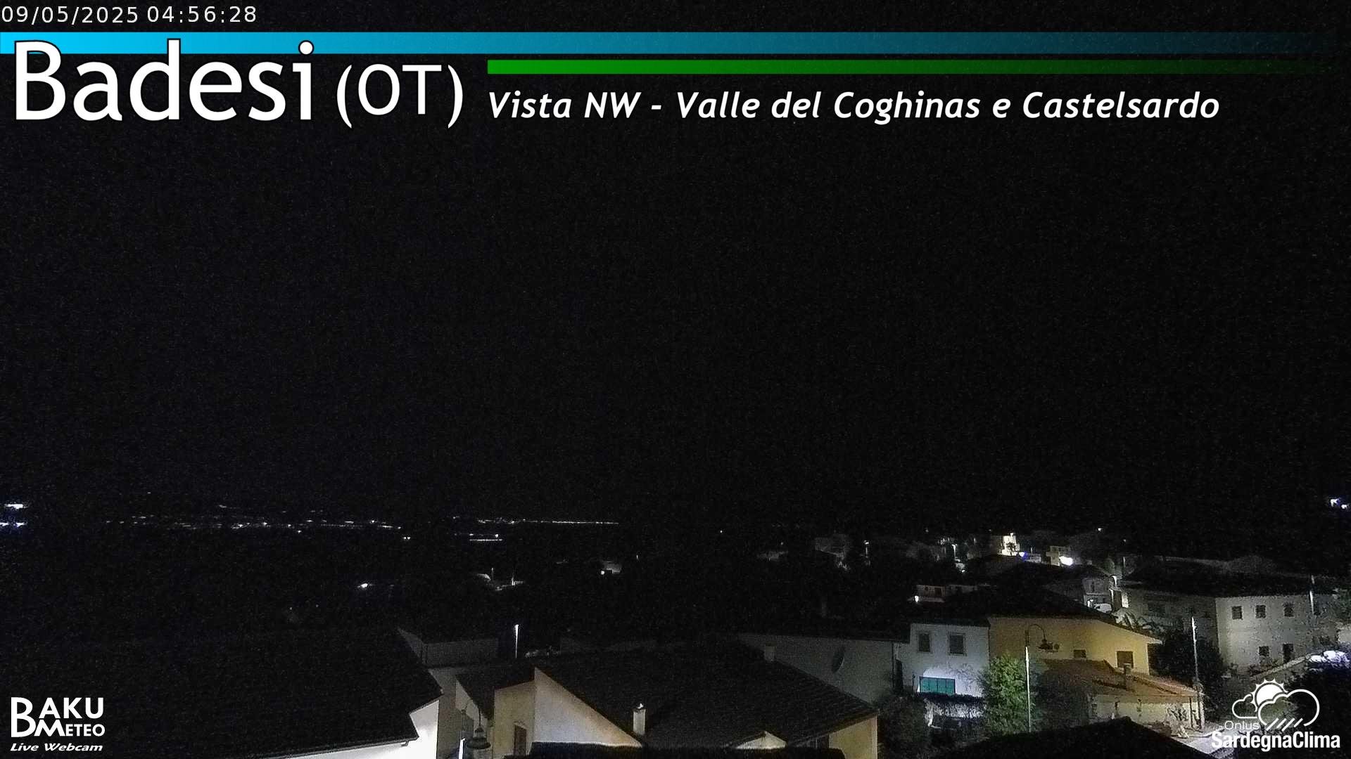 time-lapse frame, Badesi webcam