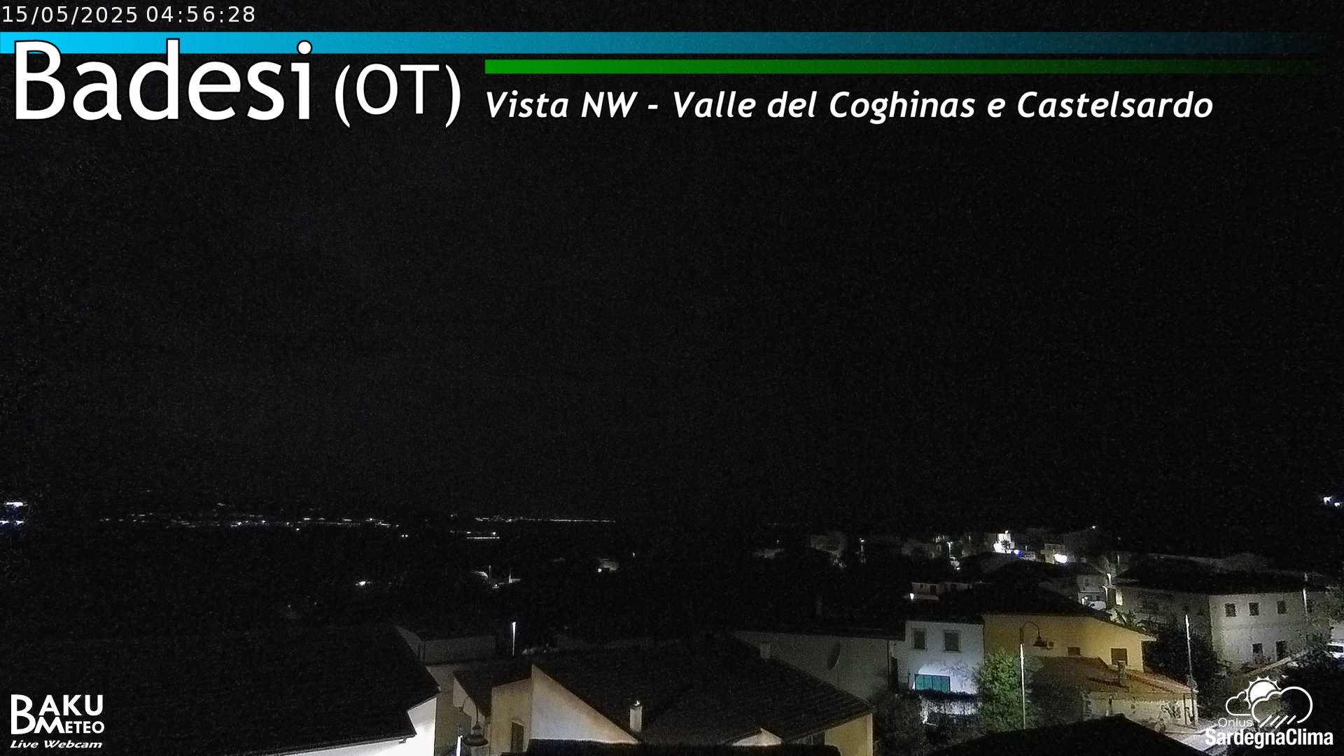 time-lapse frame, Badesi webcam