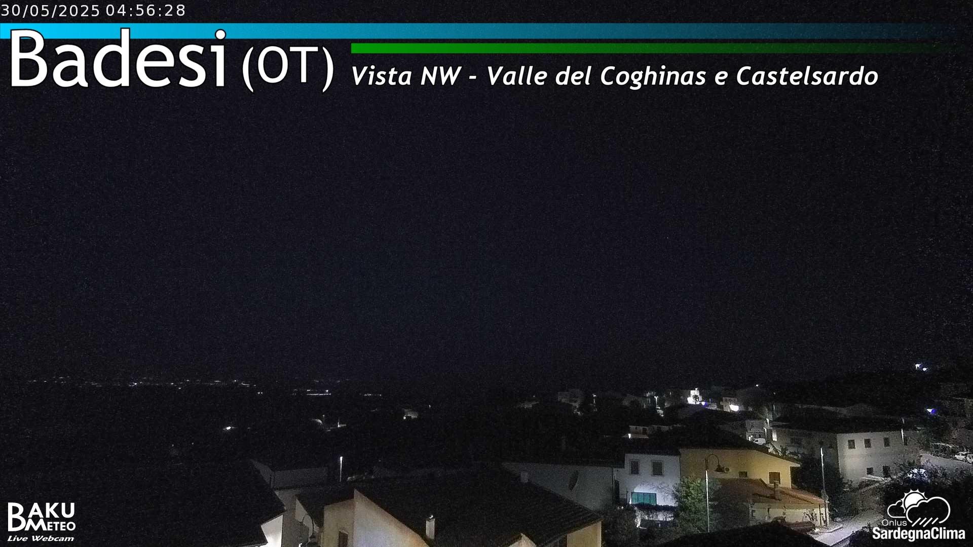 time-lapse frame, Badesi webcam