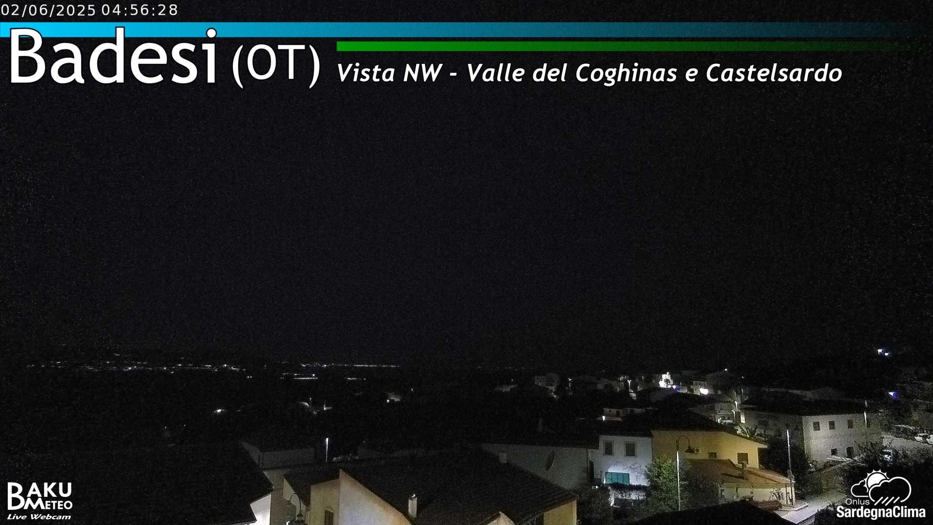 time-lapse frame, Badesi webcam
