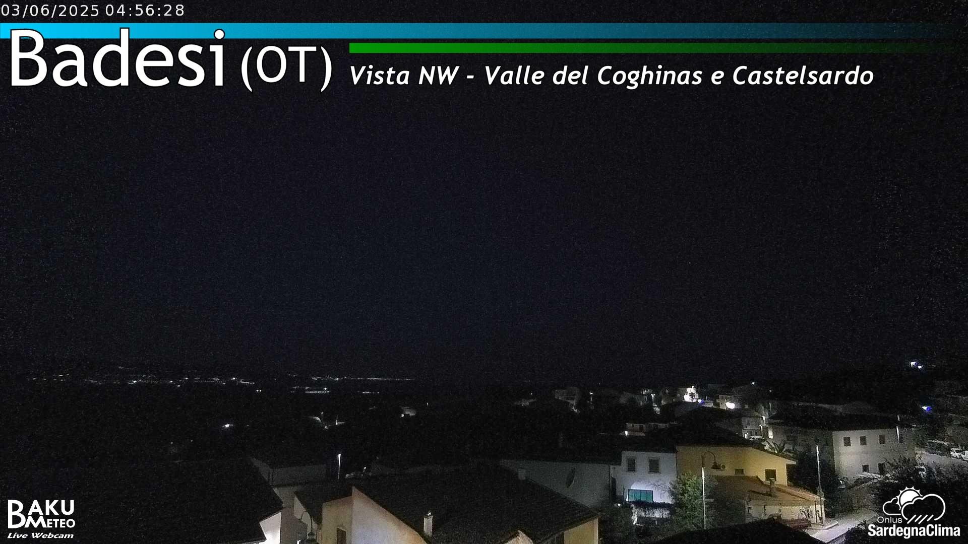 time-lapse frame, Badesi webcam