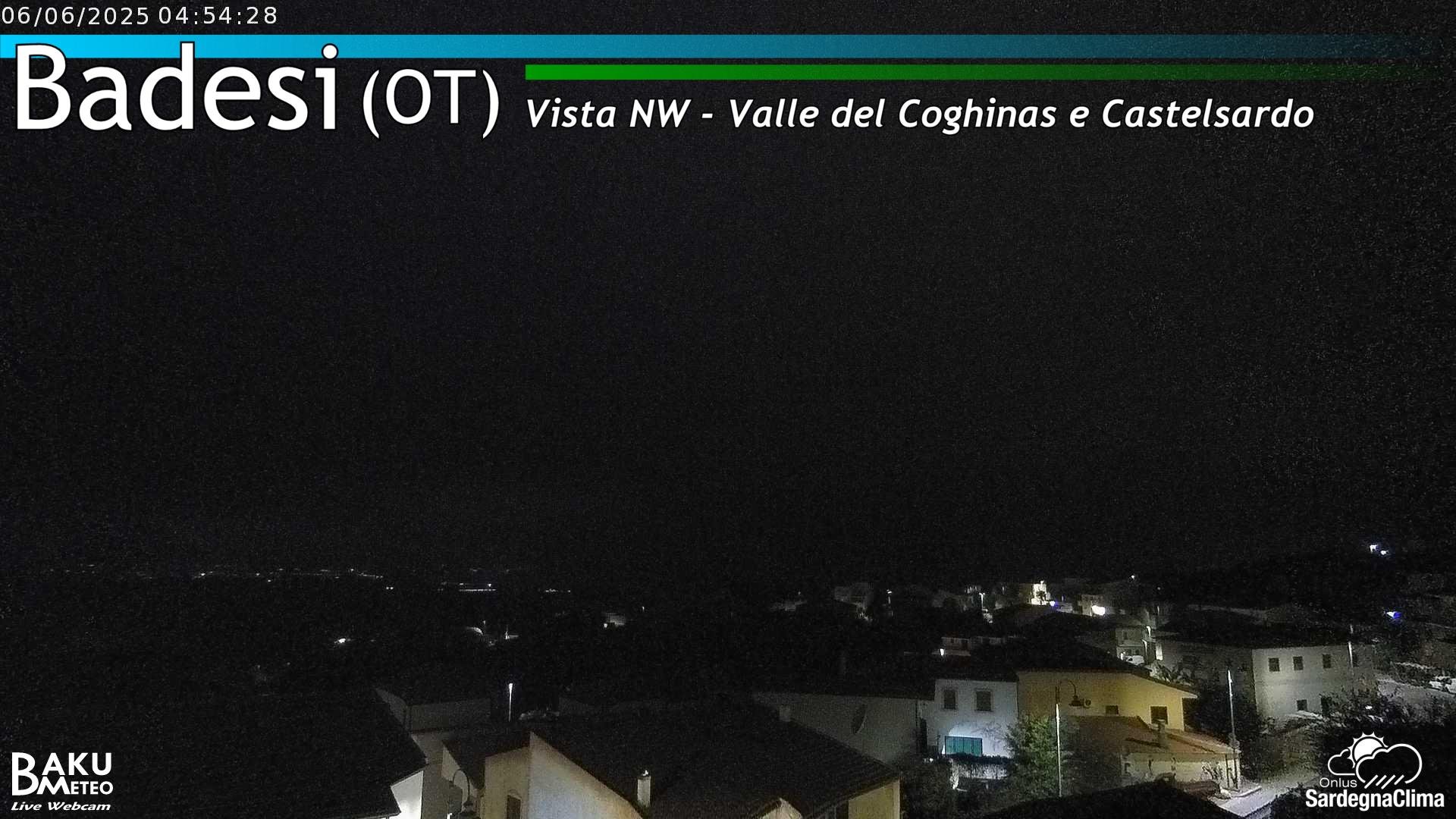 time-lapse frame, Badesi webcam