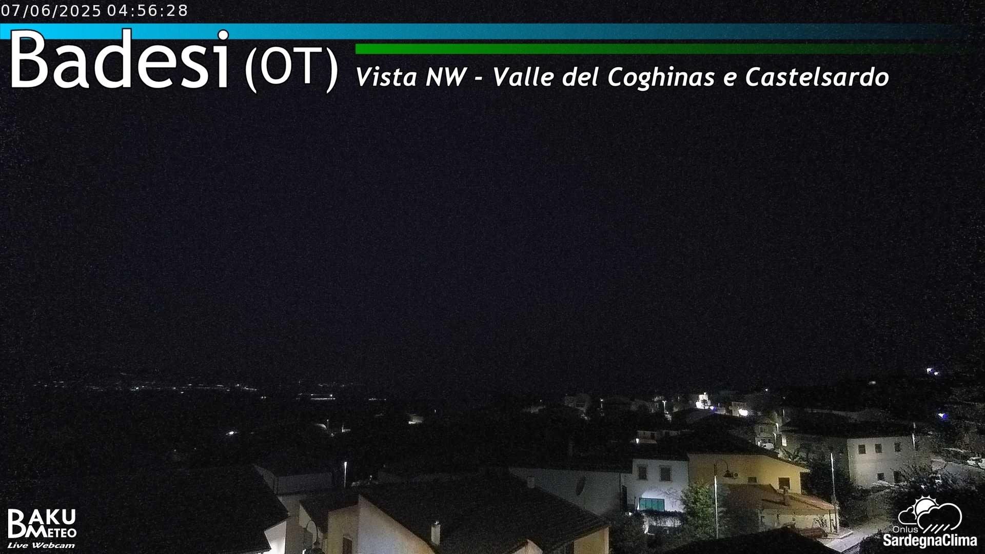 time-lapse frame, Badesi webcam