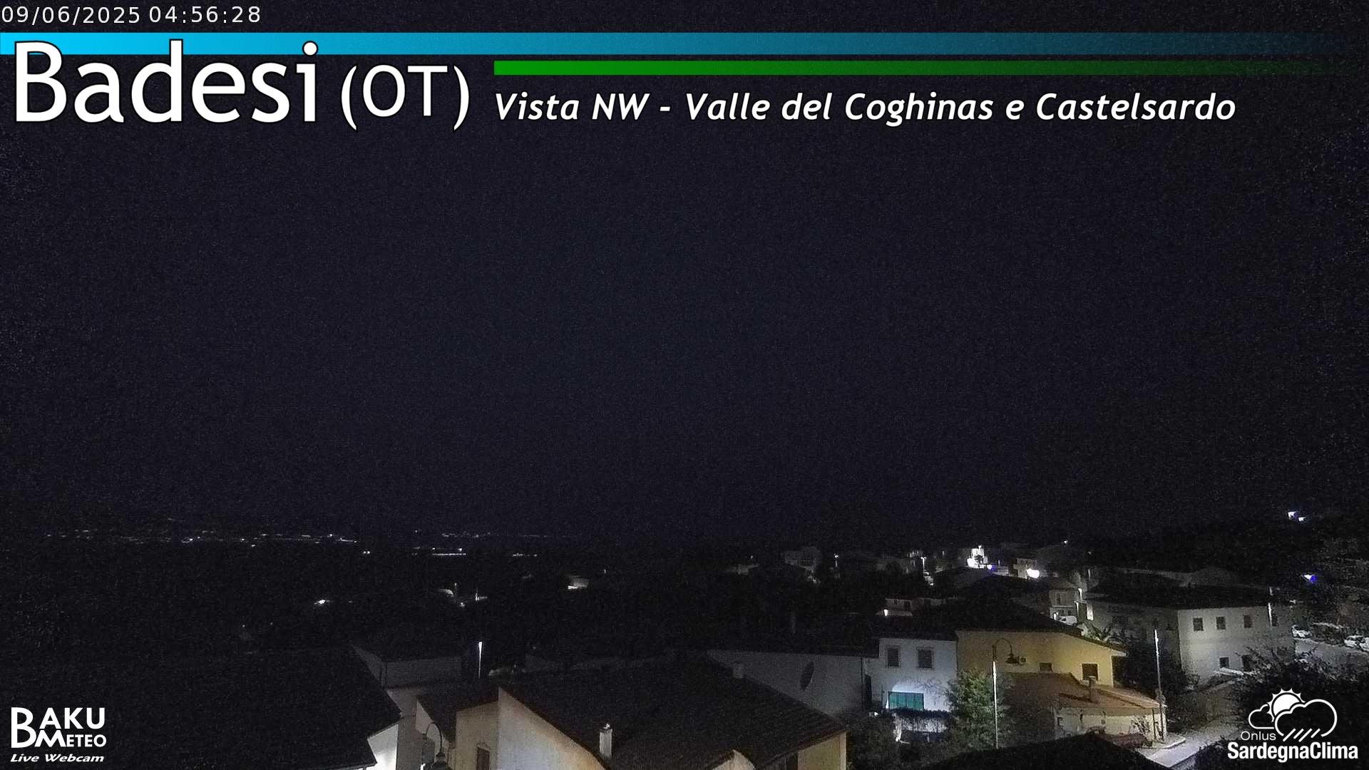 time-lapse frame, Badesi webcam