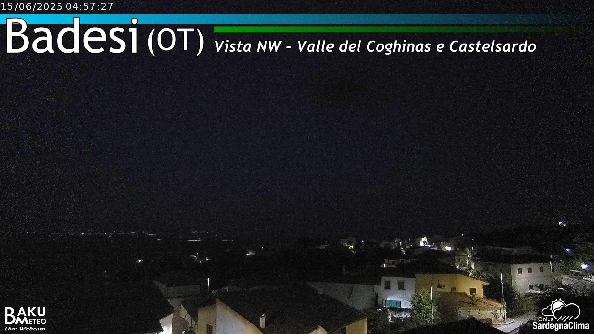 time-lapse frame, Badesi webcam