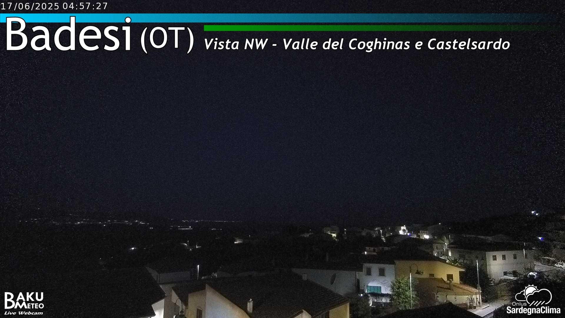 time-lapse frame, Badesi webcam