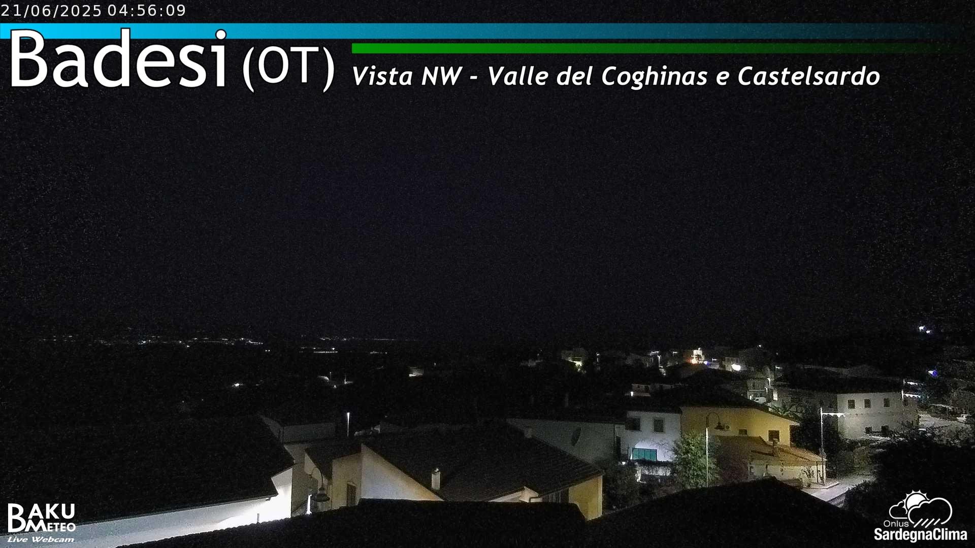 time-lapse frame, Badesi webcam