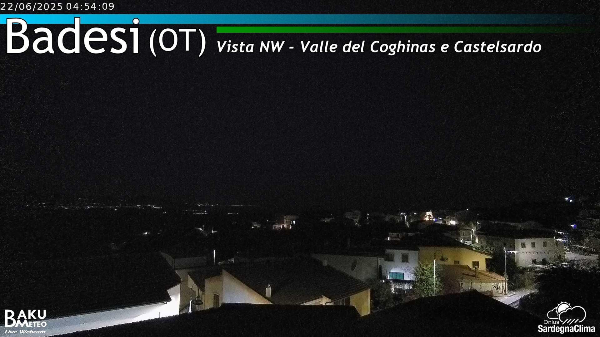 time-lapse frame, Badesi webcam