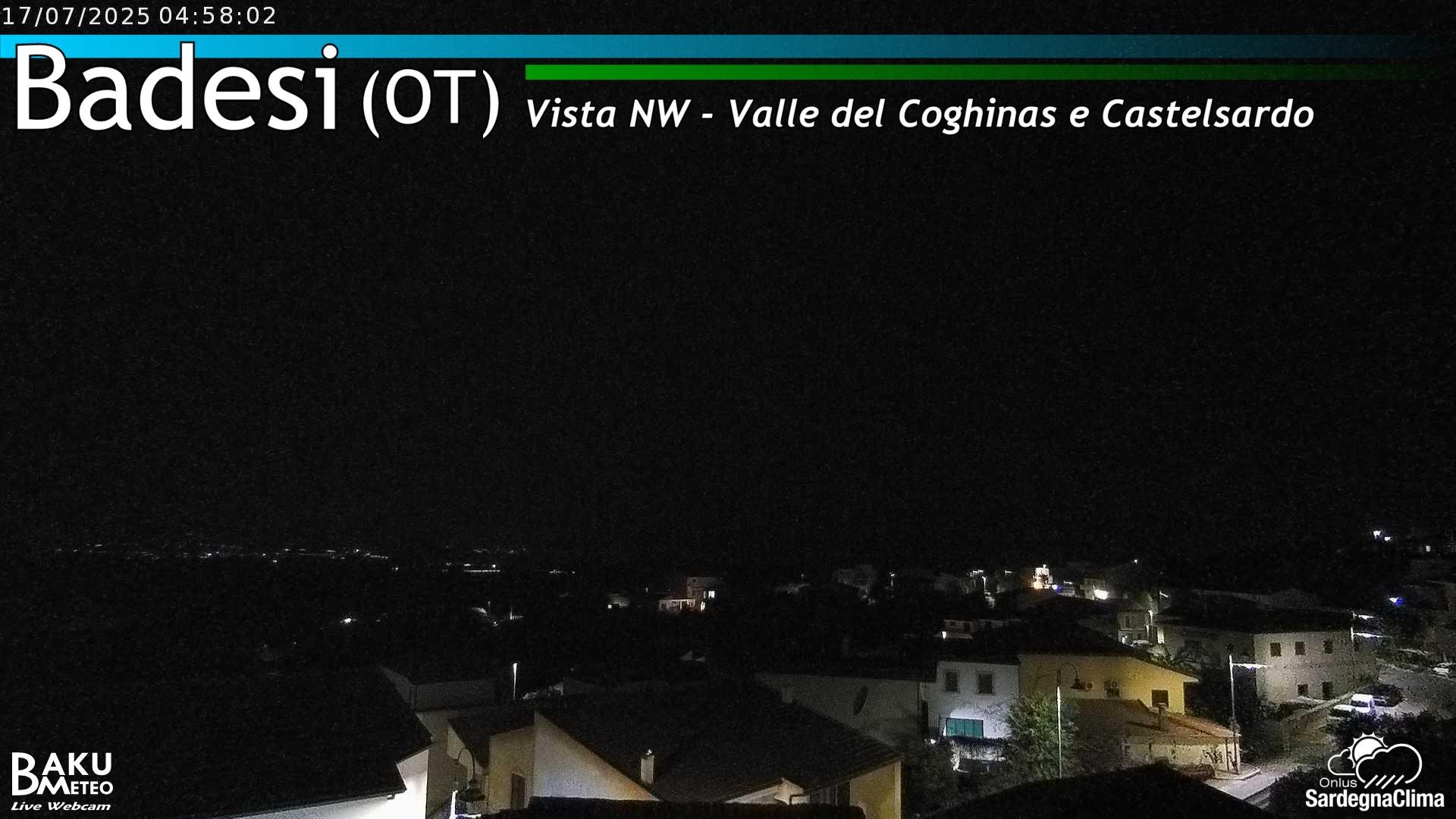 time-lapse frame, Badesi webcam